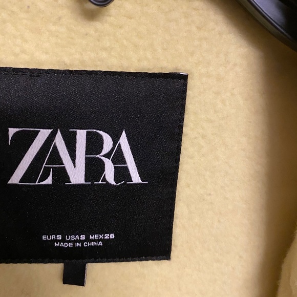 Zara Oversized Lapel Collar Coat - Picture 7 of 8